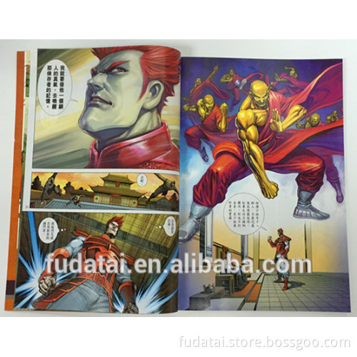 FDT custom children comic book top quality saddle stitching book comic book